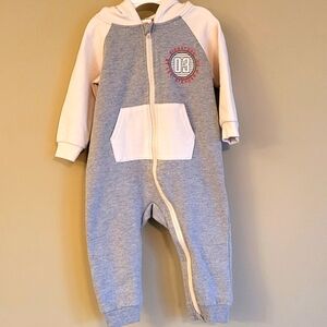 Levi Strauss hooded footless footie